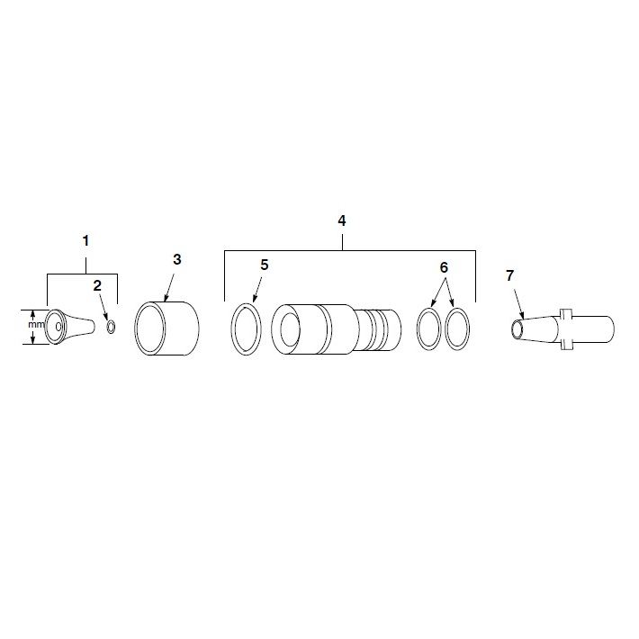 Versa-Spray II 32 Mm Conical Nozzle Service Kit